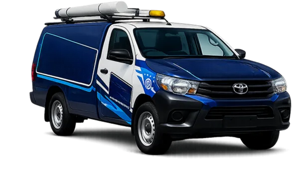 Service van parked on a Petersham street