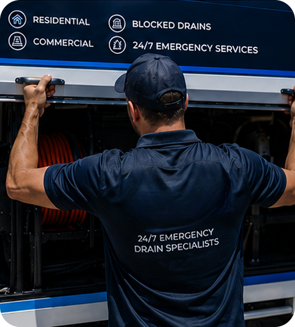 Licensed blocked drain plumber servicing a Petersham home